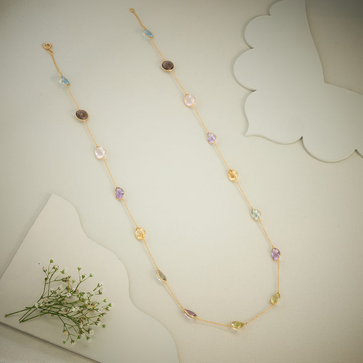 Mosaic Luxe Gemstone Chain