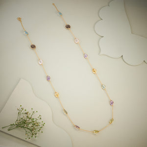 Mosaic Luxe Gemstone Chain