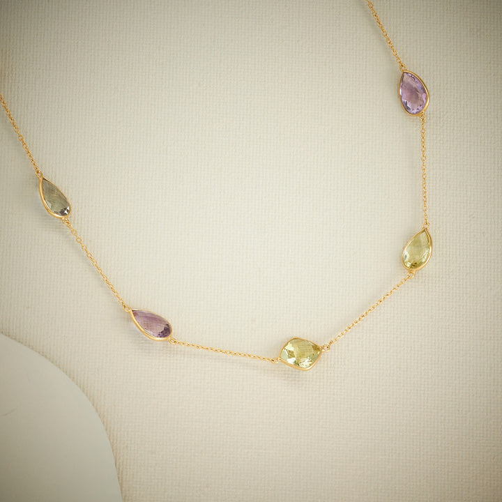 Mosaic Luxe Gemstone Chain