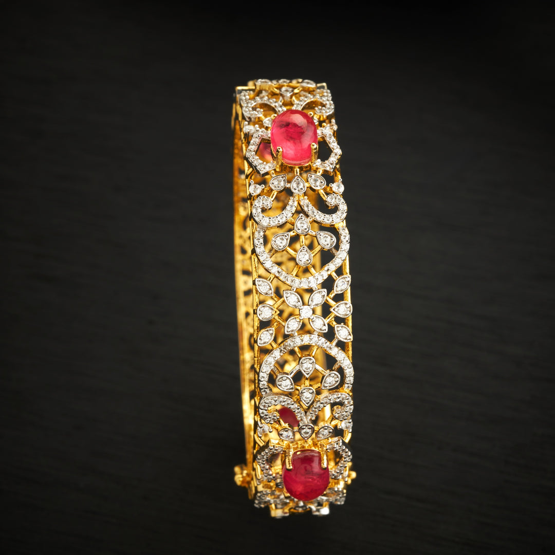 Rose Radiance CZ Bangles