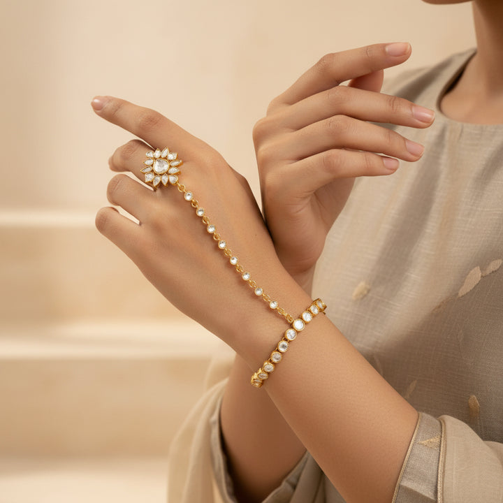 Auravelle Moissanite Haath Phool