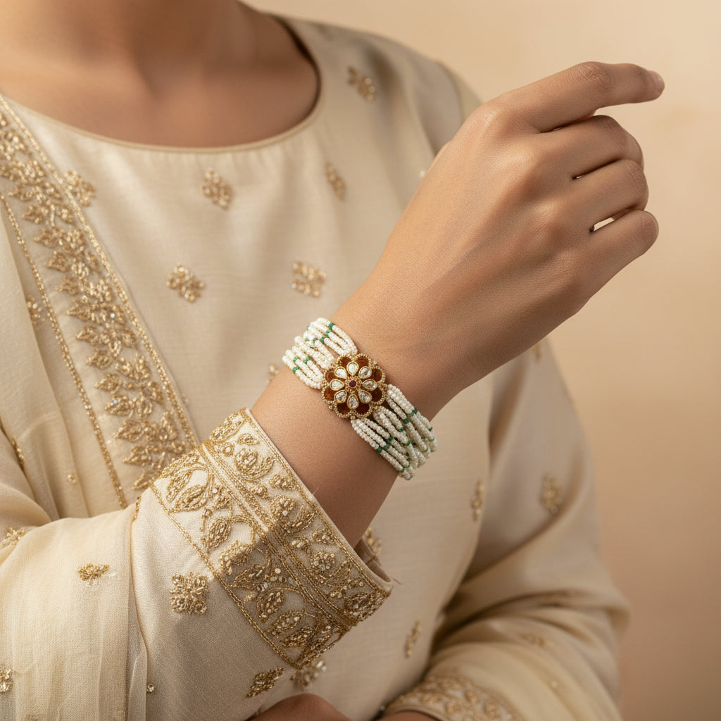 Celestial Petal Moissanite Bracelet