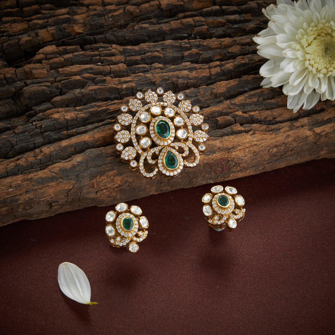 Forest Fern Victorian Pendant Set