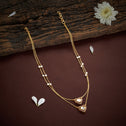 Dual-Heart Moissanite Chain Pendant