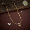 Dual-Heart Moissanite Chain Pendant