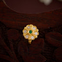 Flora Panna Stone Nose Pin