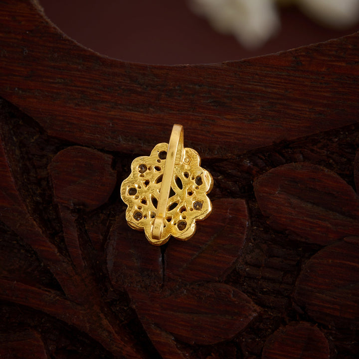 Botanical Bloom Stone Nose Pin
