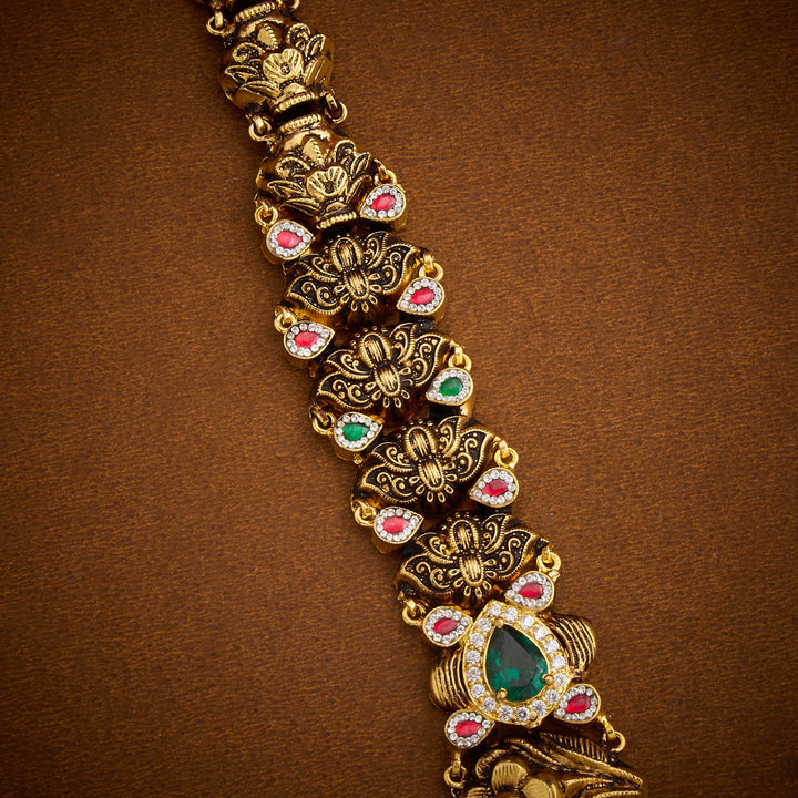 Kalasha-Phool Nakshi Necklace