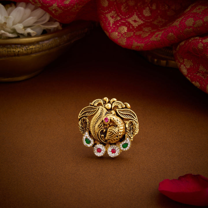 Moraya Adjustable Nakshi Ring