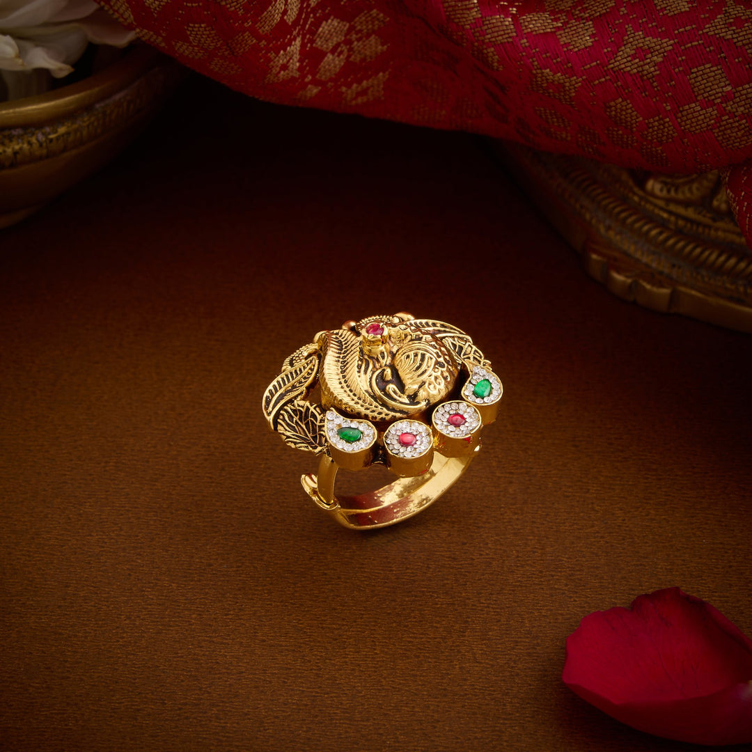 Moraya Adjustable Nakshi Ring