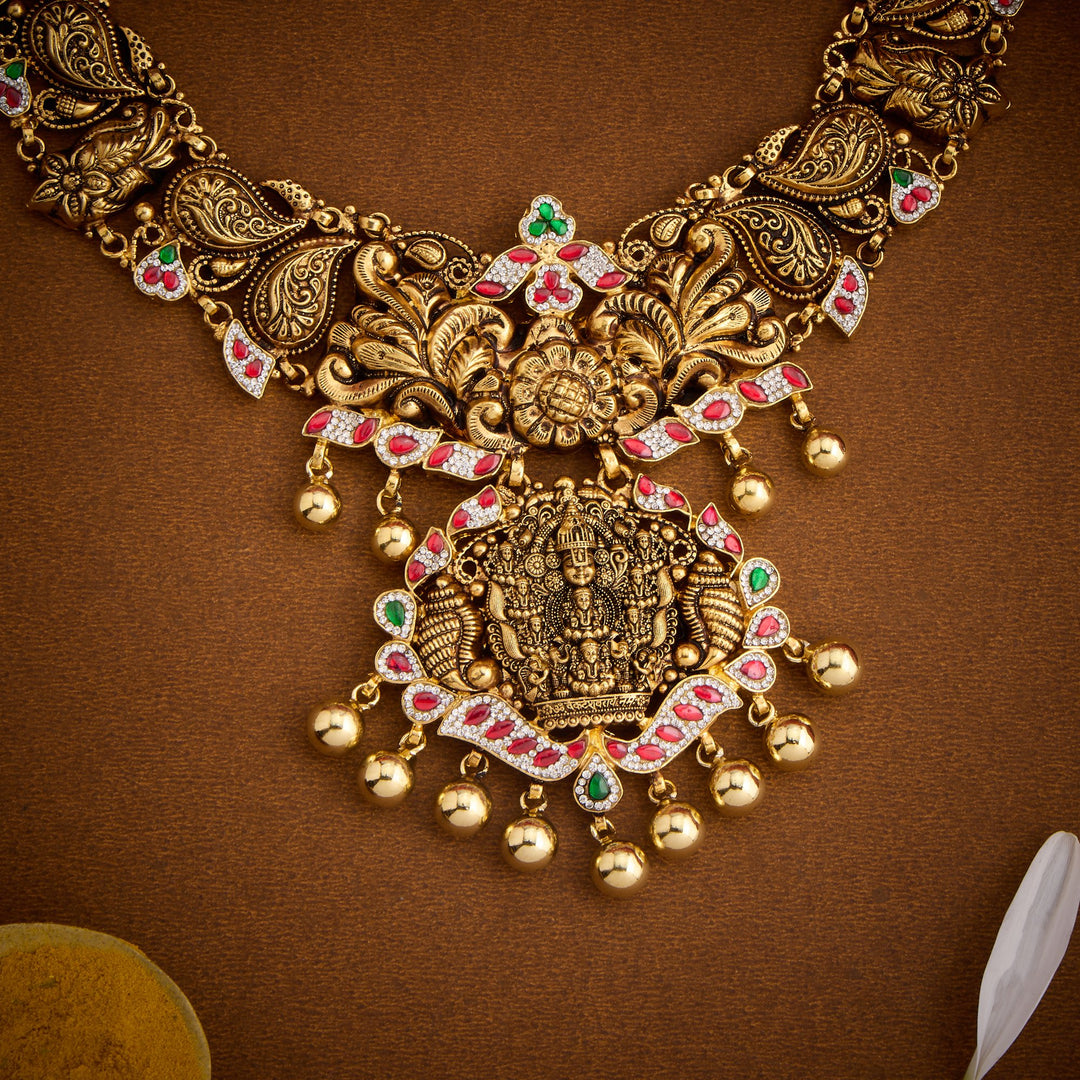 Tiru Lakshmi Temple Necklace
