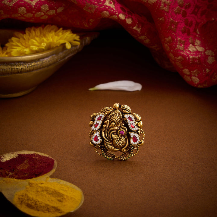Rajnavi Nakshi Adjustable Ring