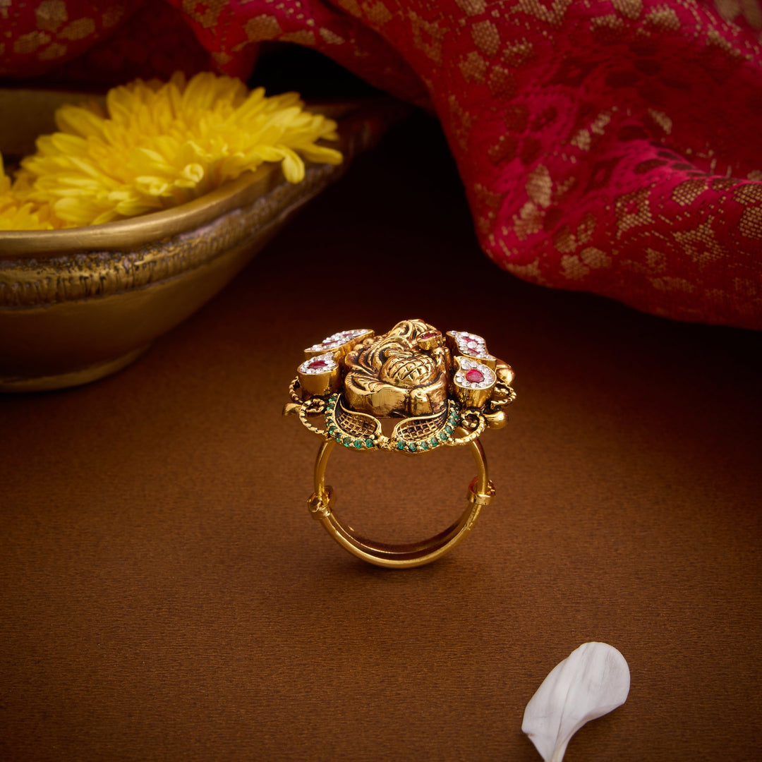 Rajnavi Nakshi Adjustable Ring