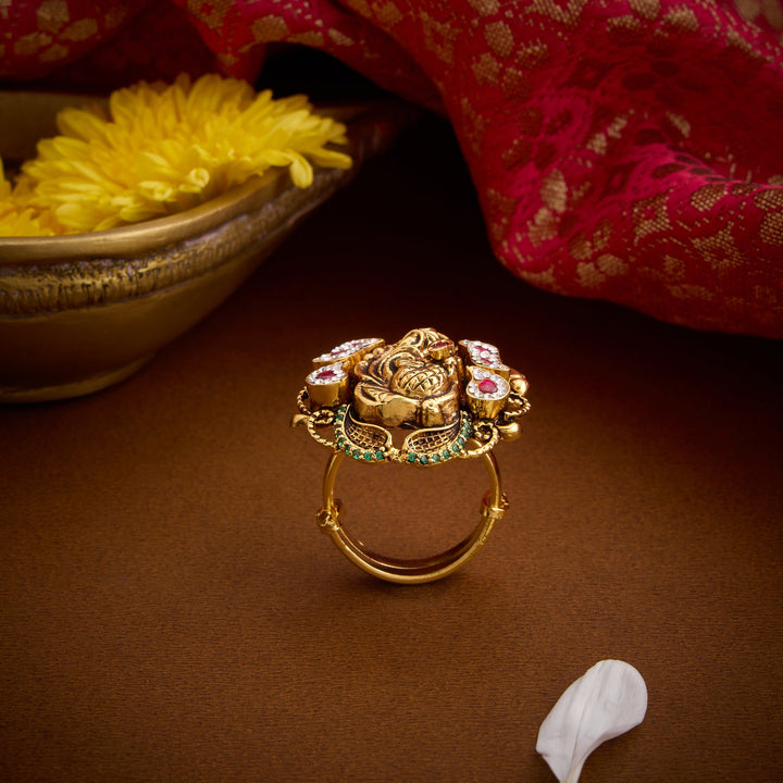 Rajnavi Nakshi Adjustable Ring
