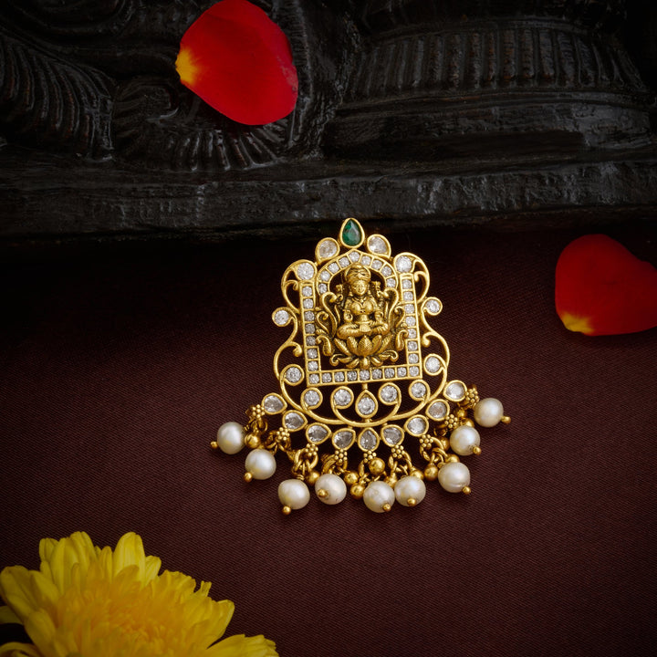 Adilakshmi Temple Pendant