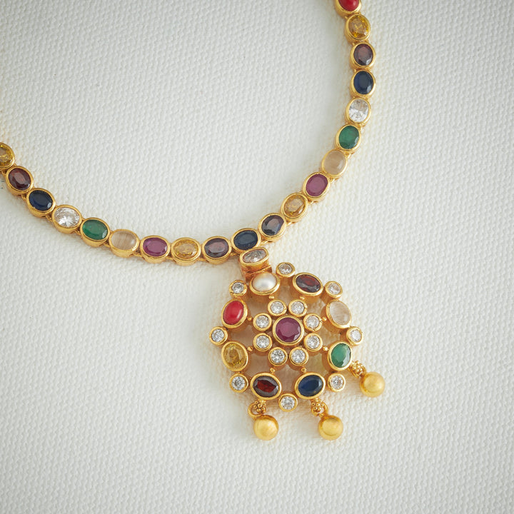 Manika Stone Short Necklace
