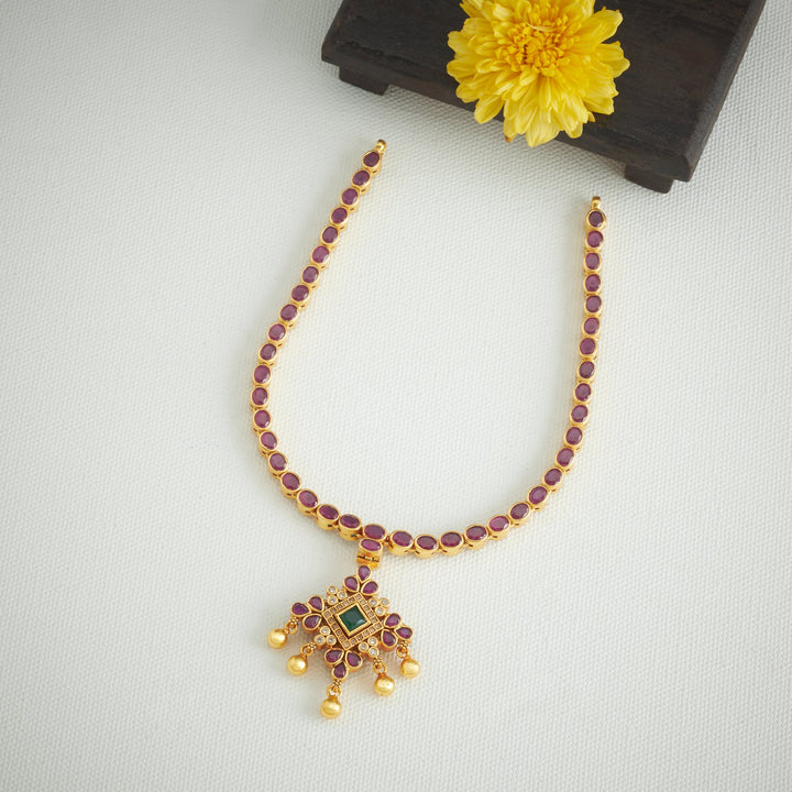 Manika-Panna Reversible Stone Necklace