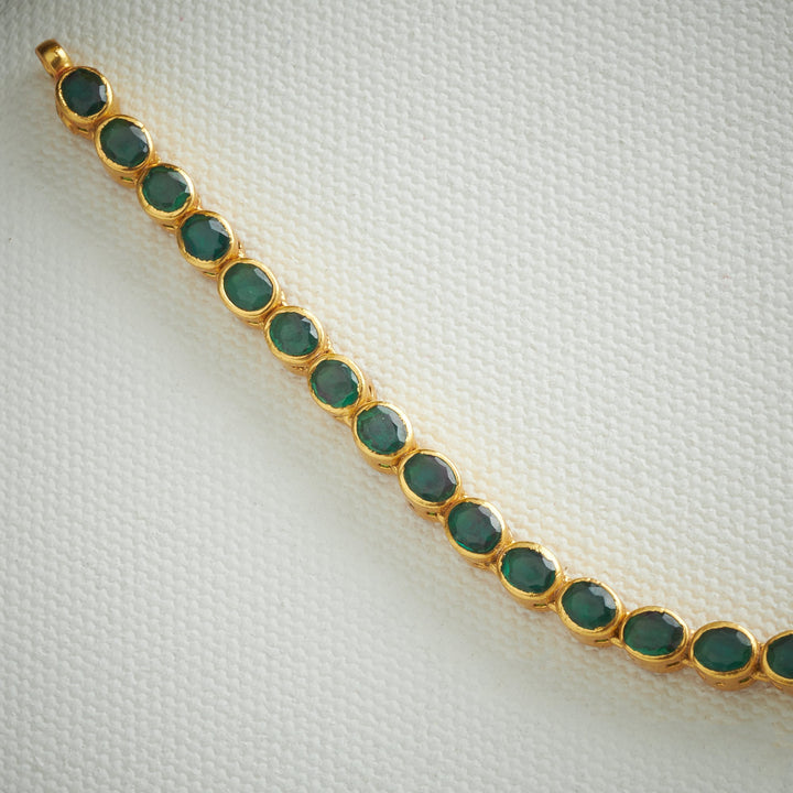Manika-Panna Reversible Stone Necklace