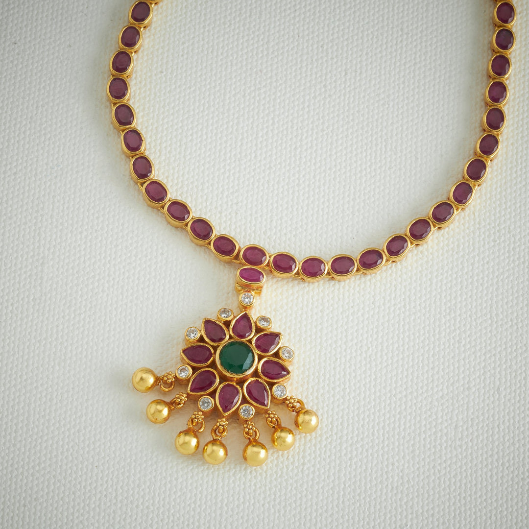 Mrinalini Stone Necklace