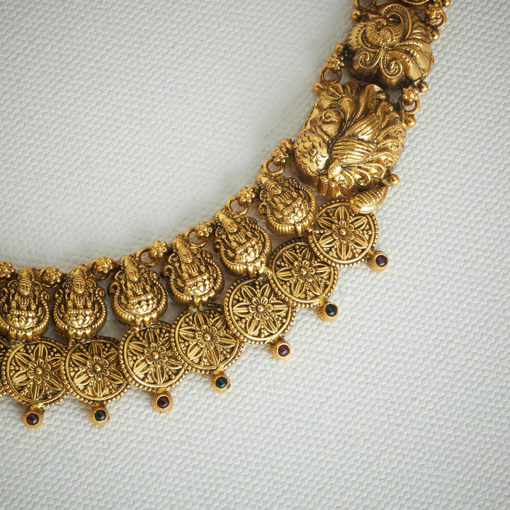 Tulasi Kasu Temple Necklace