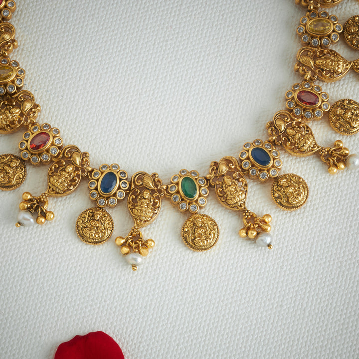 Sundari-Navaratna Temple Necklace