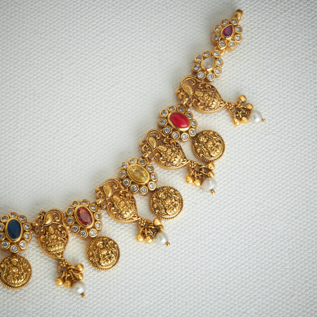 Sundari-Navaratna Temple Necklace