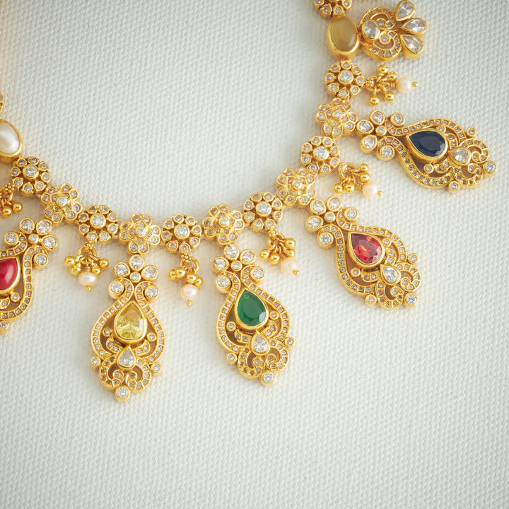 Nine-Stone Necklace Set