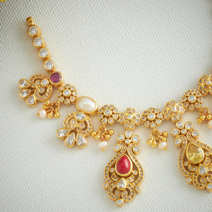 Nine-Stone Necklace Set