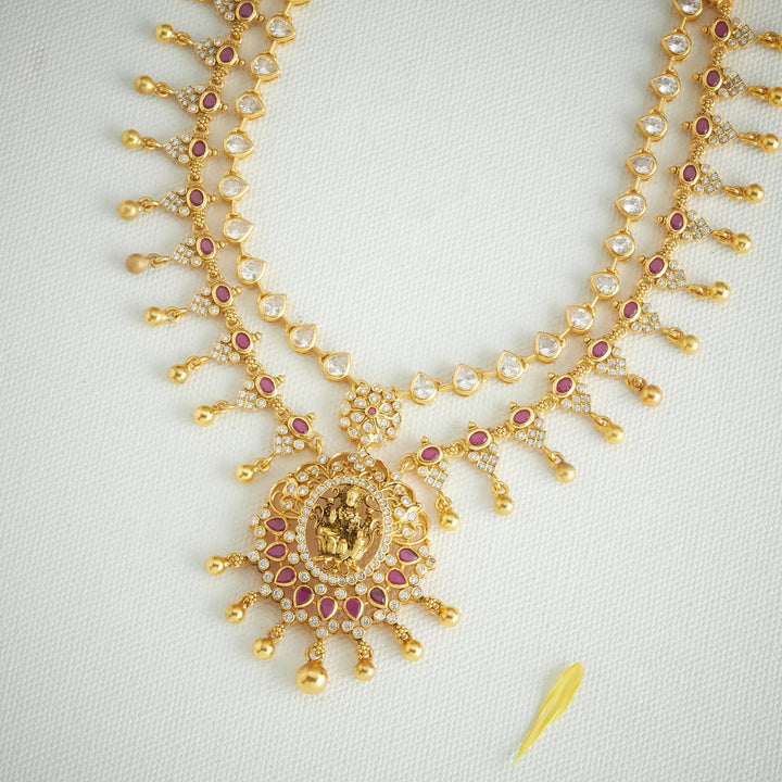 Padma-Manika Temple Necklace