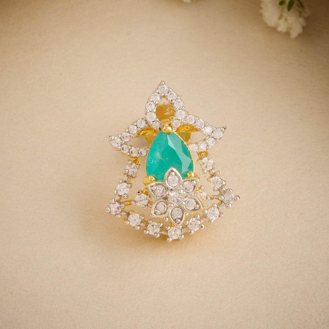 Elara Pear CZ Studs