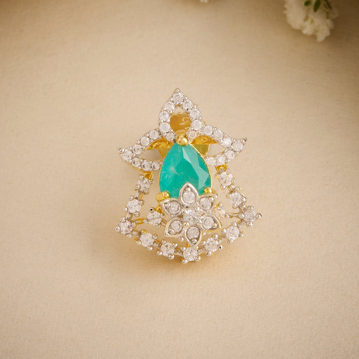 Elara Pear CZ Studs