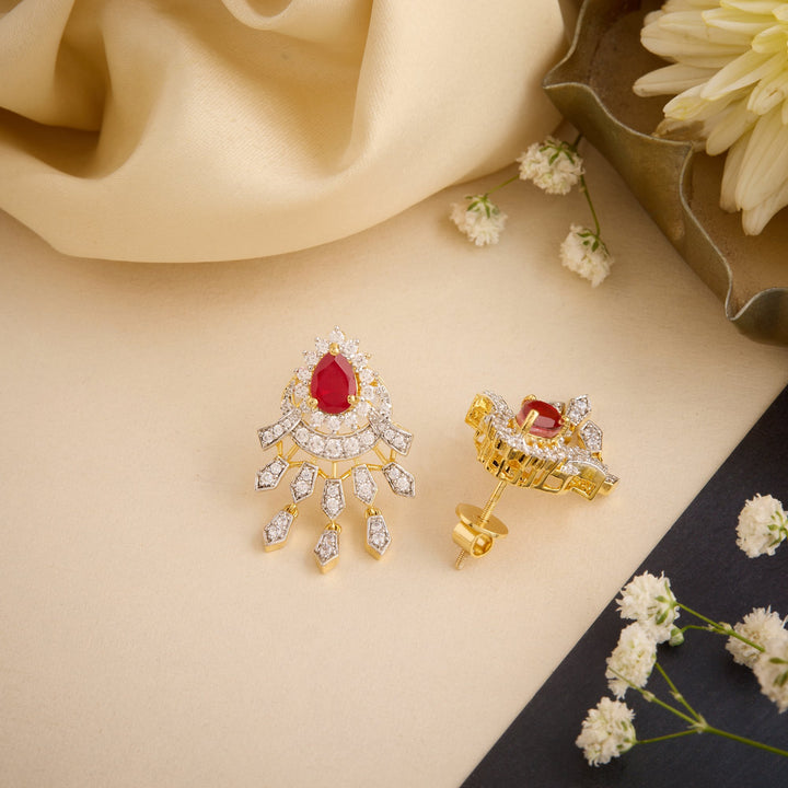 Elysian Pear CZ Studs