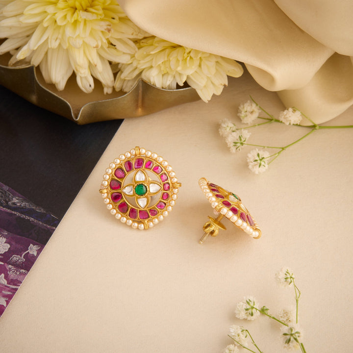 Kanchan Kundan Studs