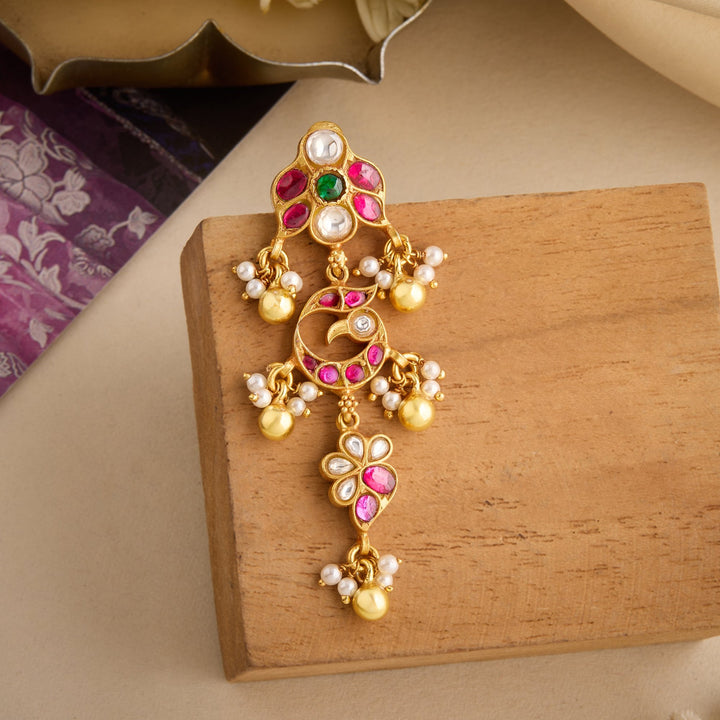 Kumudini-Mor Kundan Danglers