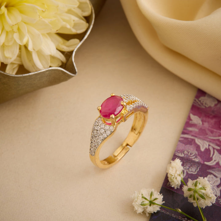 Aurelia Adjustable CZ Ring