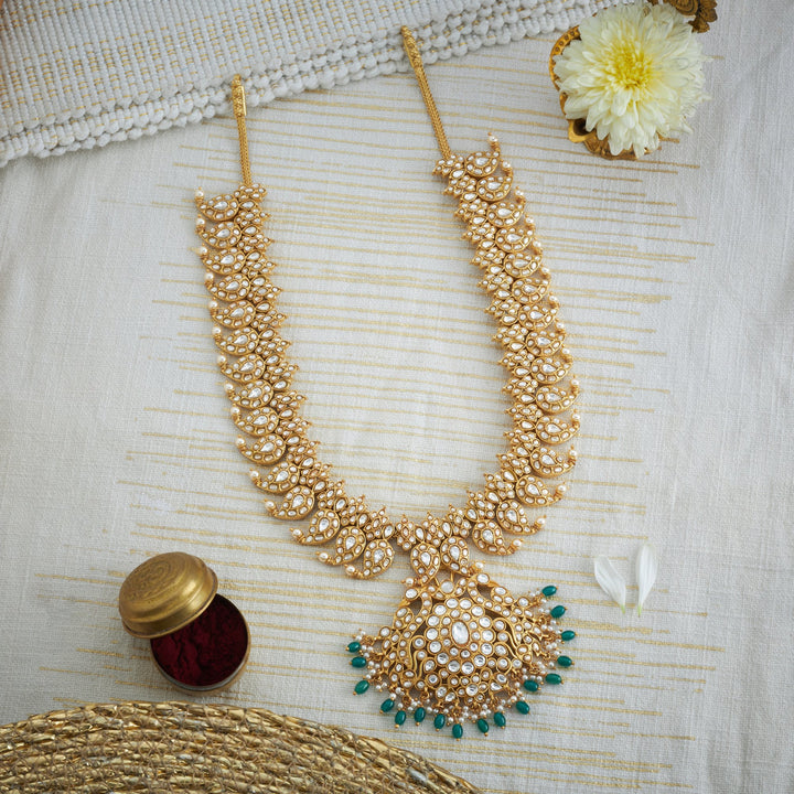 Amra Mayura Kundan Necklace