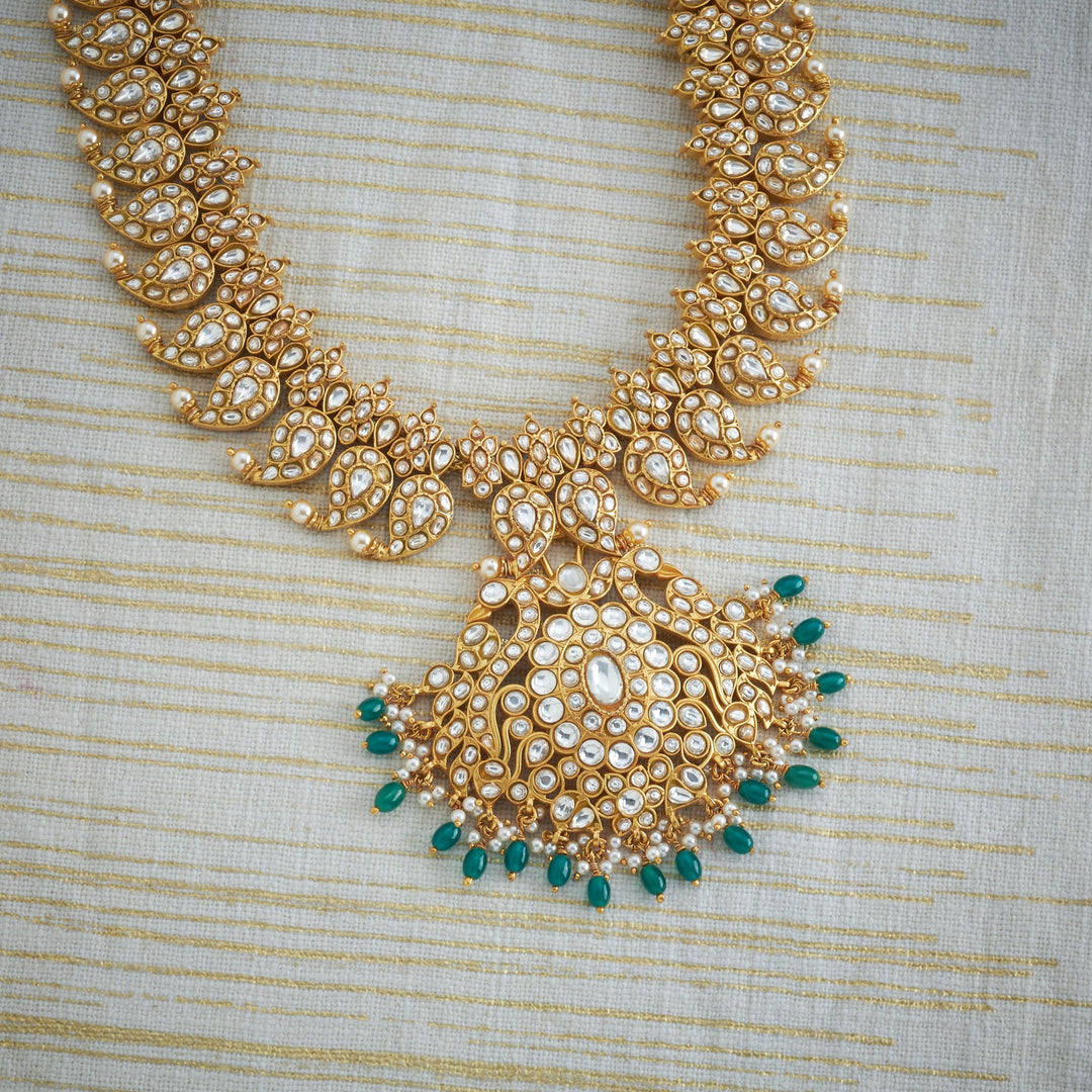 Amra Mayura Kundan Necklace