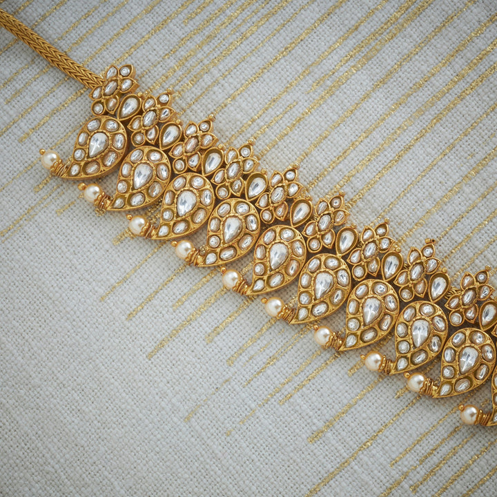 Amra Mayura Kundan Necklace