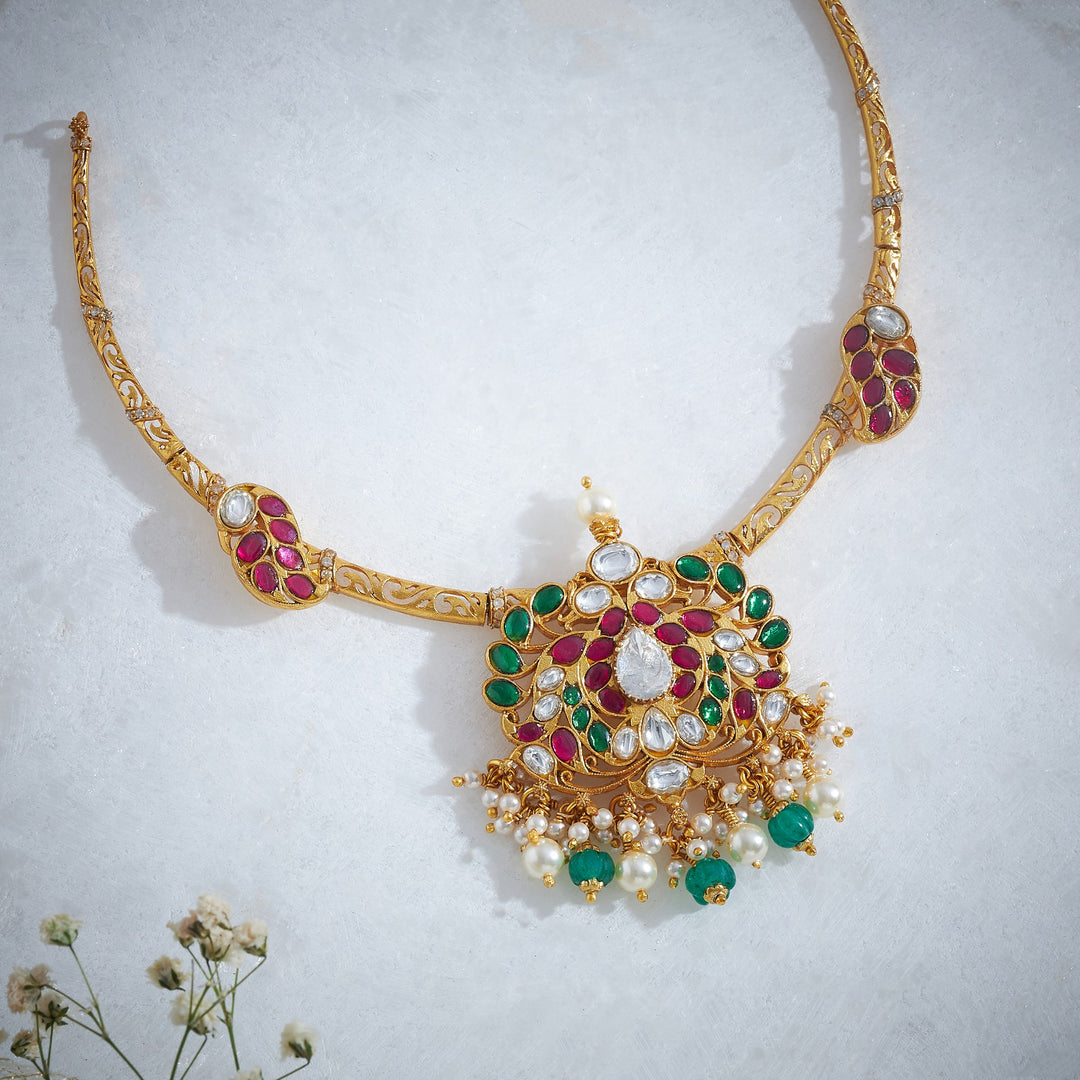 Madhurima Kundan Necklace Set