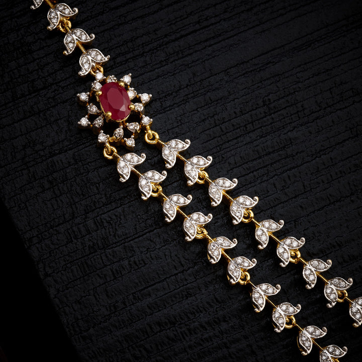 Opulent Aura CZ Necklace Set