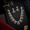Crystal Pear CZ Necklace Set