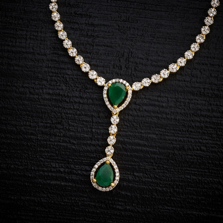 Imperial Grace CZ Necklace Set