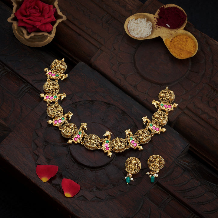 Varalakshita Temple Necklace Set