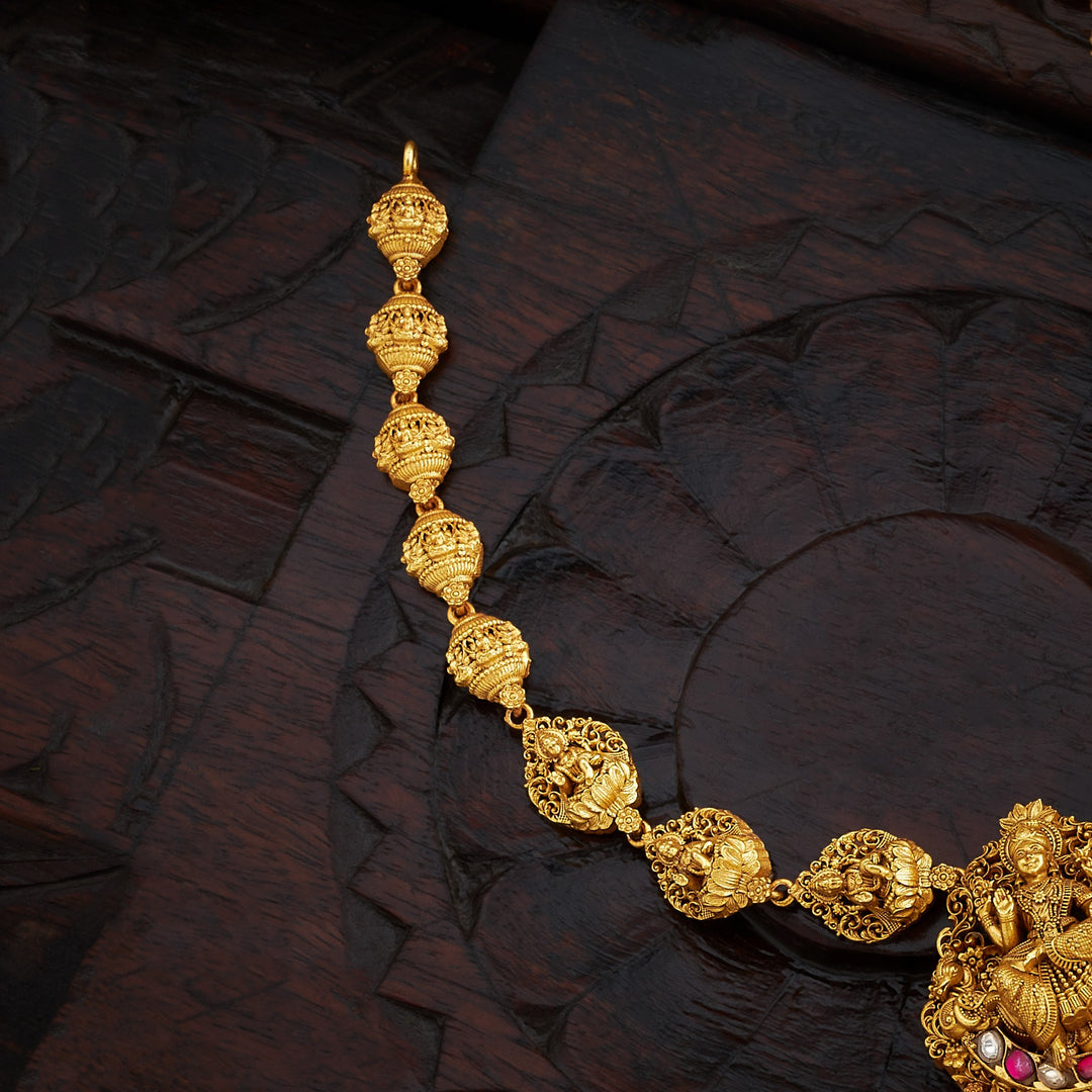 Hemalakshmi Temple Necklace Set