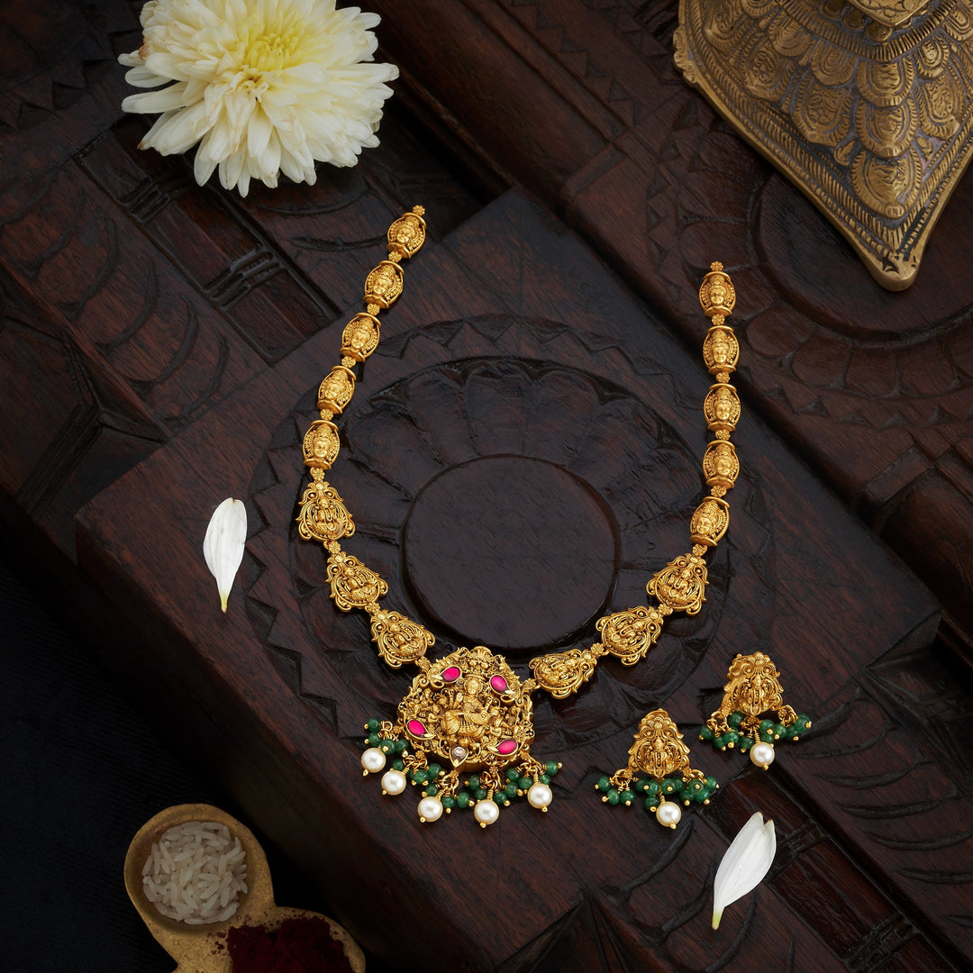 Shree Kalyani Temple Necklace Set