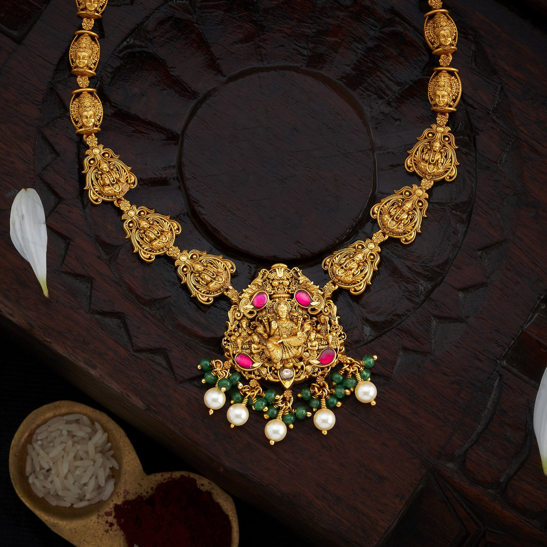 Shree Kalyani Temple Necklace Set