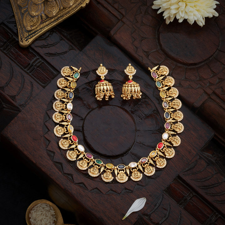 Shreevilasa Temple Necklace Set