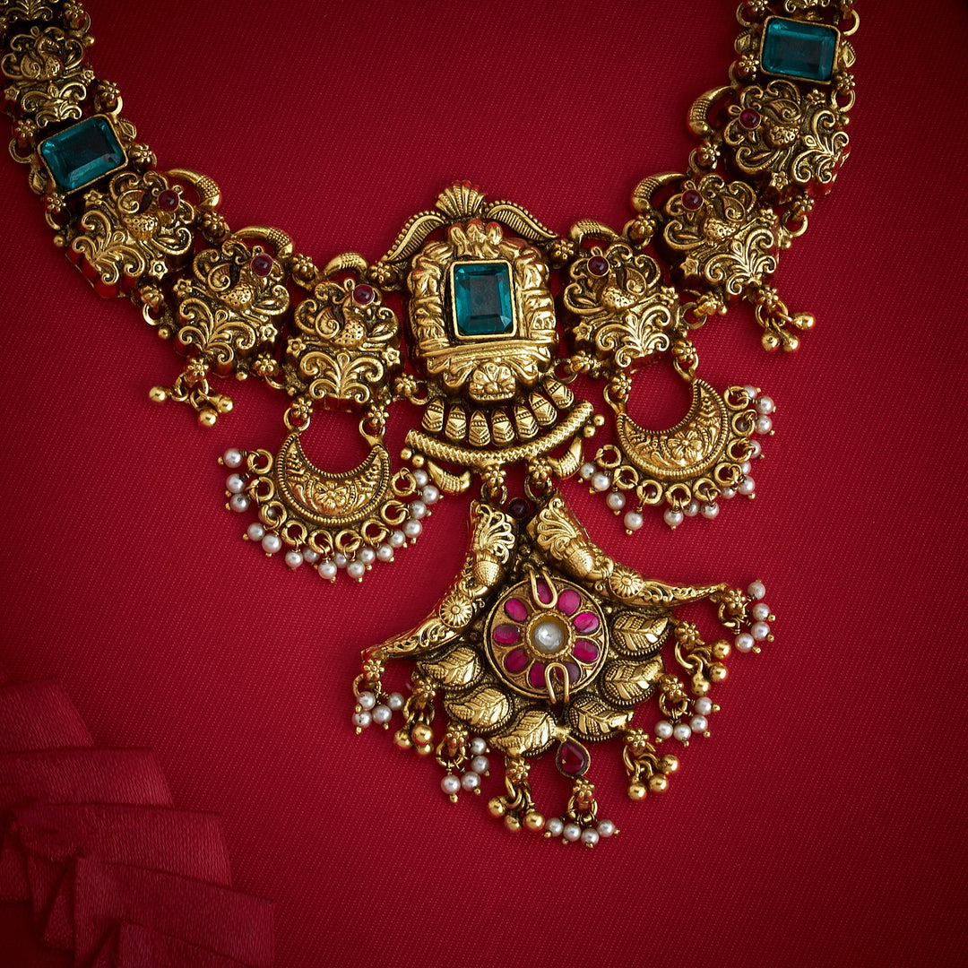 Morisha-Phool Nakshi Necklace