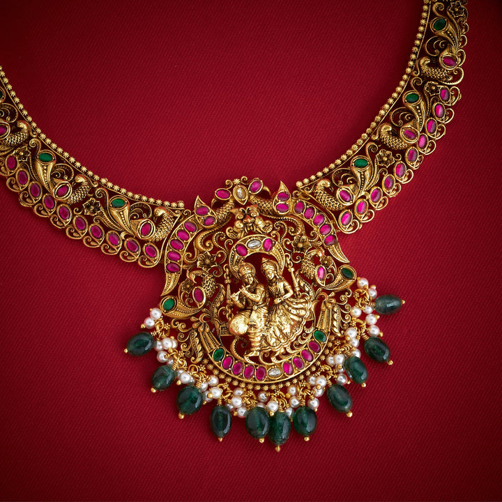 Krishnaradhya Temple Necklace Set