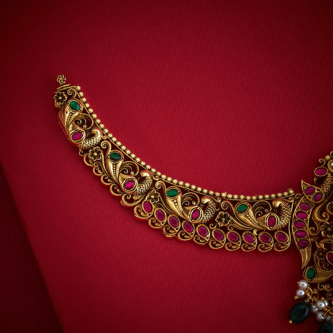 Krishnaradhya Temple Necklace Set